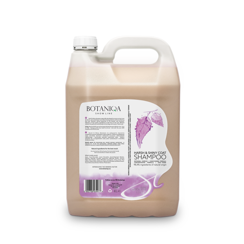 Show Line Harsh & Shiny Coat Shampoo – Botaniqa Global Inc